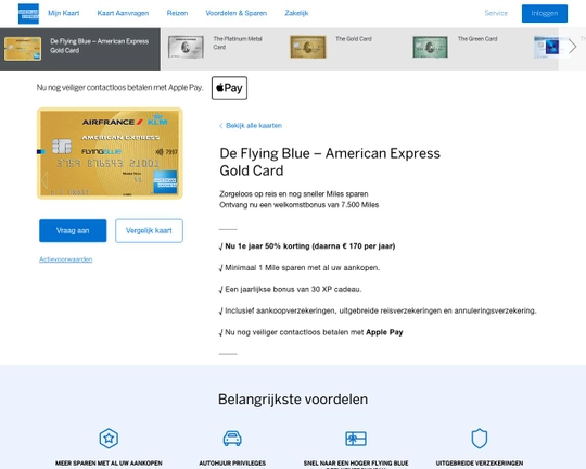 American Express Flying Blue Gold Logo